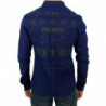 Camicia in cotone a quadri blu - IT48 - M