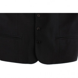 Gilet casual in misto lana nera - IT48 - M