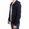Maglia blu in cotone con cappuccio - IT50 - L