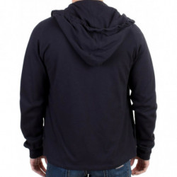Maglia blu in cotone con cappuccio - IT50 - L