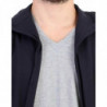 Maglia blu in cotone con cappuccio - IT50 - L