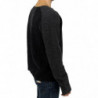 Maglione girocollo in lana grigia - IT48 - M