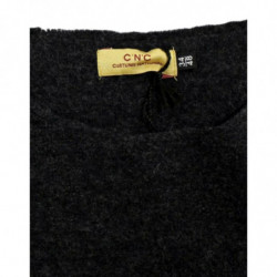 Maglione girocollo in lana grigia - IT48 - M