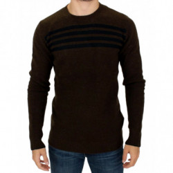 Maglia girocollo a righe...