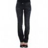 Jeans blu a gamba attillata - W26