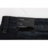 Jeans blu a gamba attillata - W26