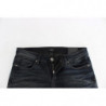Jeans blu a gamba attillata - W27