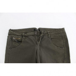 Jeans verdi a gamba slim - W 24