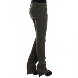 Jeans verdi a gamba slim - W 24