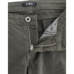 Jeans verdi a gamba slim - W26