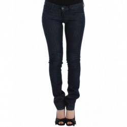 Jeans blu a gamba attillata...