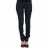 Jeans blu a gamba attillata - W26
