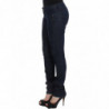 Jeans blu a gamba attillata - W26