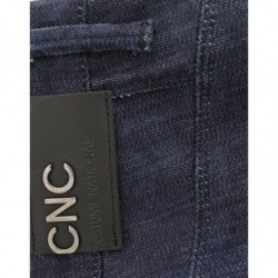 Jeans blu a gamba attillata - W26