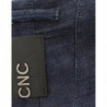 Jeans blu a gamba attillata - W26