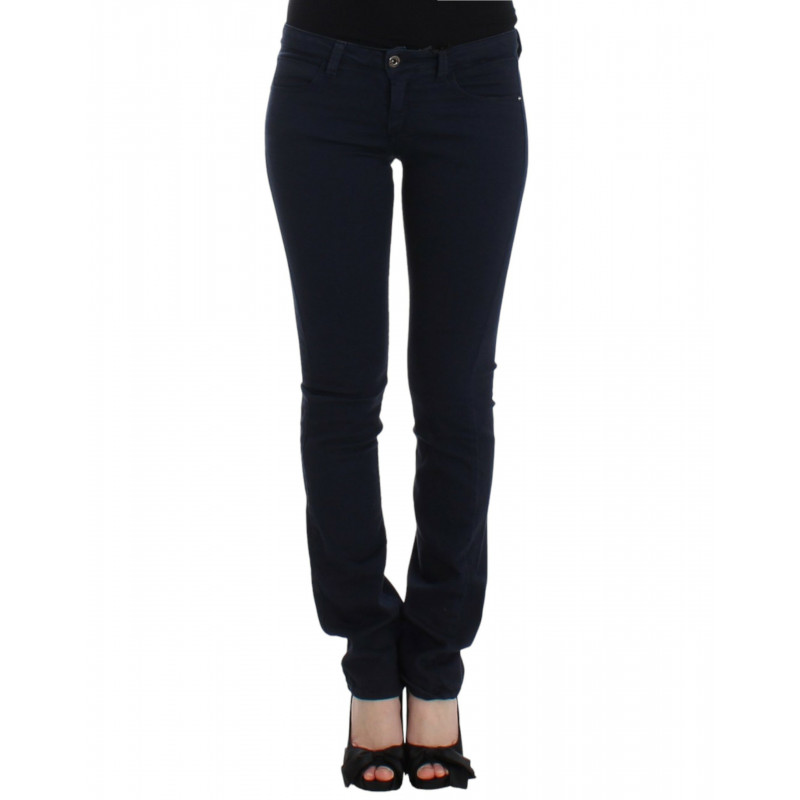 Jeans blu a gamba dritta - W26