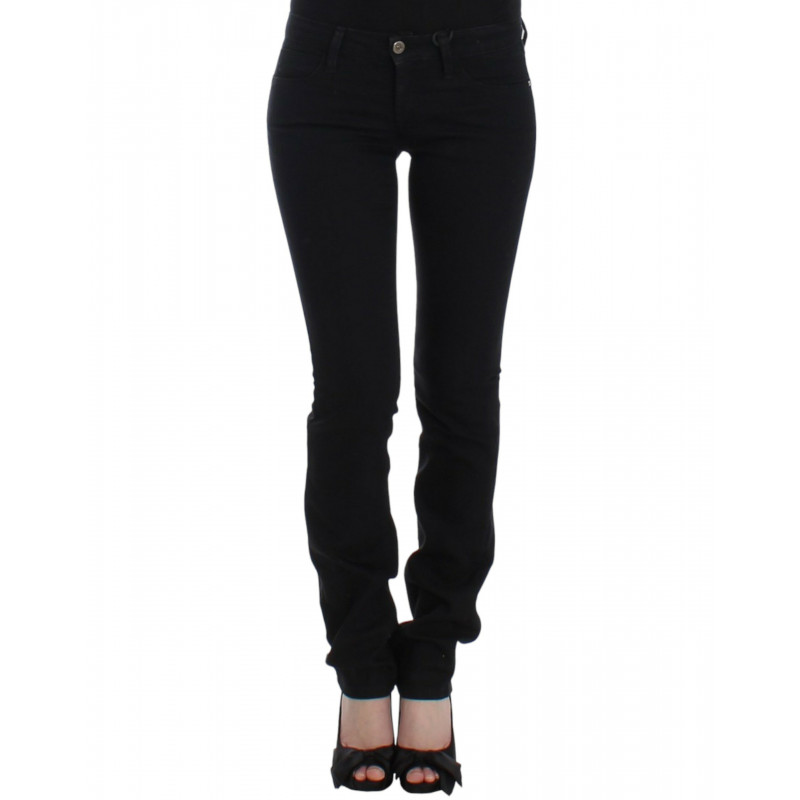 Jeans neri a gamba dritta - W26