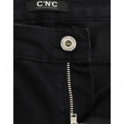 Jeans neri a gamba dritta - W26