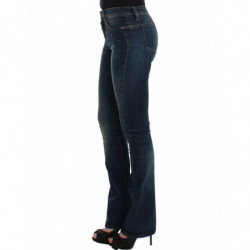 Jeans blu a gamba dritta - W26