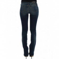 Jeans blu a gamba dritta - W26