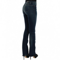 Jeans blu a gamba dritta - W26
