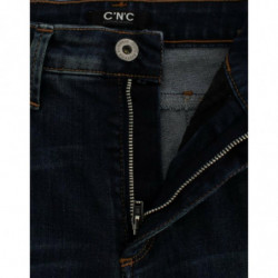 Jeans blu a gamba dritta - W26