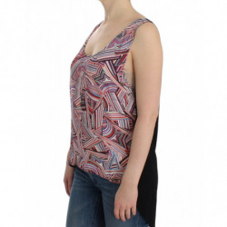 Top senza maniche multicolor - S