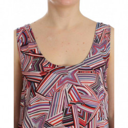 Top senza maniche multicolor - S