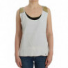 Top bianco senza maniche - S