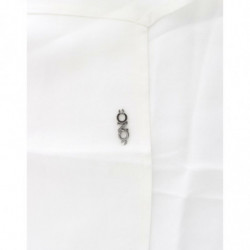 Top bianco senza maniche - S