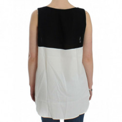 Top bianco senza maniche - M