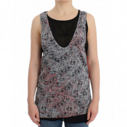 Top nero senza maniche - XL
