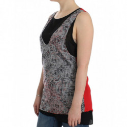 Top nero senza maniche - XL