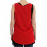 Top nero senza maniche - XL