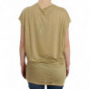 T-shirt con stampa motivo beige - S