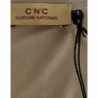 T-shirt con stampa motivo beige - S
