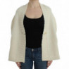 Cardigan lavorato a maglia bianco - M