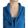 Maglione girocollo lavorato a maglia blu - M
