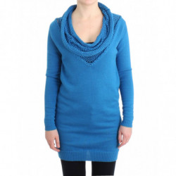 Maglione girocollo blu - S