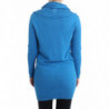 Maglione girocollo blu - S