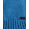 Maglione girocollo blu - S