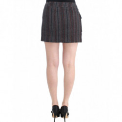 Minigonna in lana grigia - IT40-S
