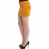 Minigonna in velluto a coste giallo - IT40-S