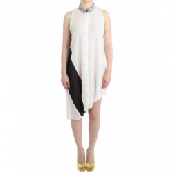 Abito camicia bianca con...
