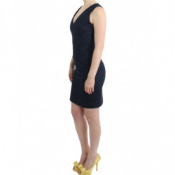 Abito tubino in cotone blu - IT40-S