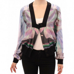 Giacca blusa in seta multicolor - IT40-S