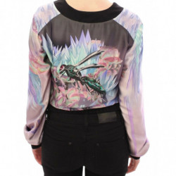 Giacca blusa in seta multicolor - IT40-S