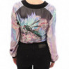 Giacca blusa in seta multicolor - IT40-S