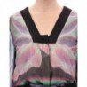 Giacca blusa in seta multicolor - IT40-S