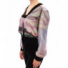Giacca blusa in seta multicolor - IT40-S
